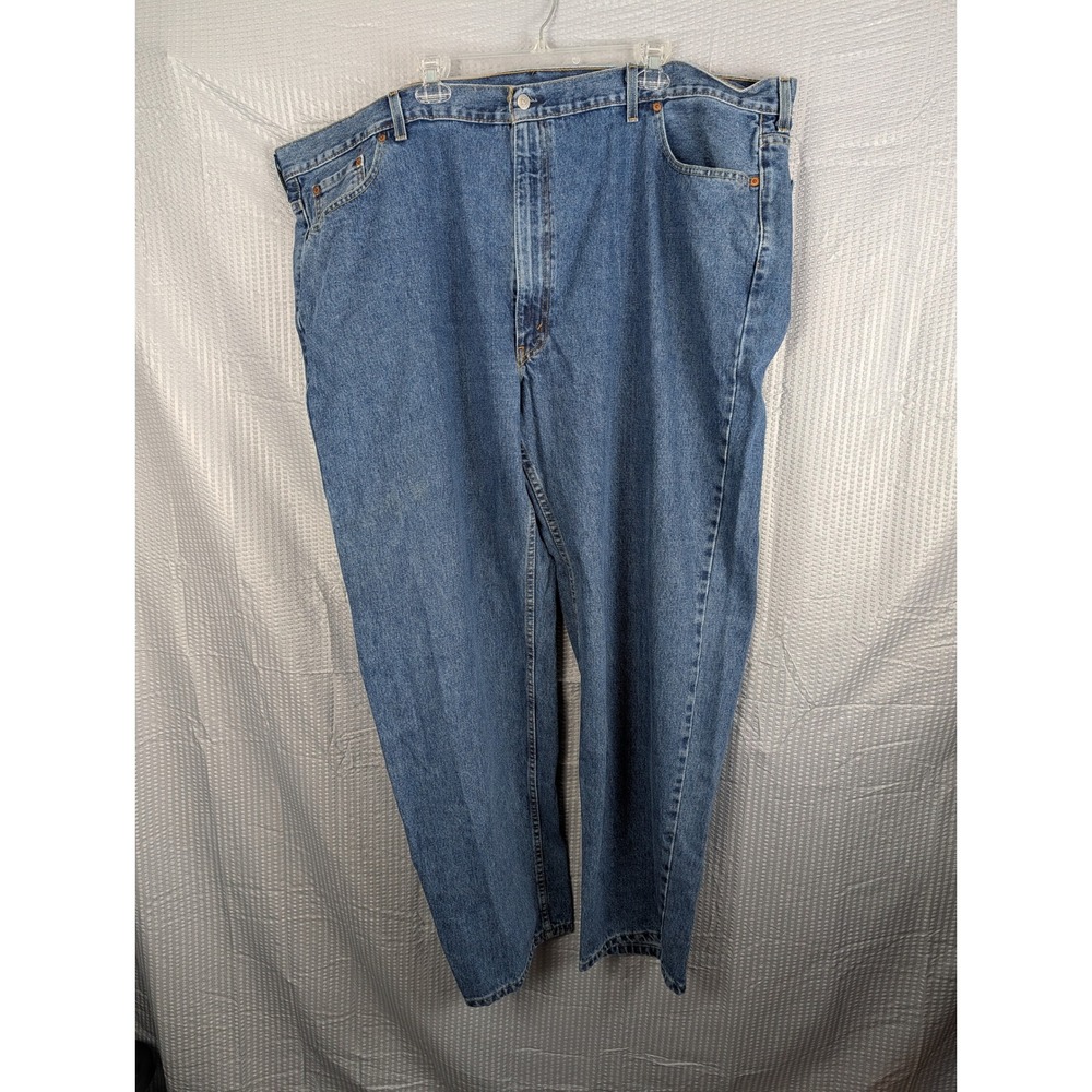Levis 550 Mens Relaxed Fit Tapered Leg Blue Denim Jeans Medium Wash 52x34